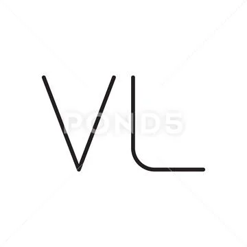 vl initial letter vector logo illustration 146705047 iconl