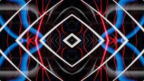 VL Loop Ripple of divergent disco waves Video stock 173416877