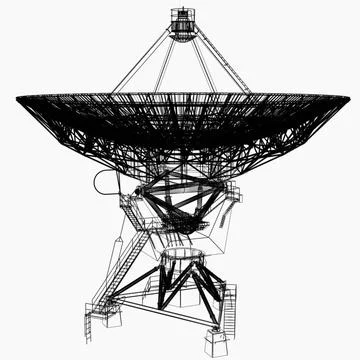 VLA Radio Telescope 3D Model