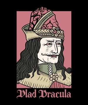 Vlad Dracula Stock Illustration