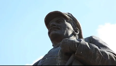 Vladimir Lenin's Face Stock Footage 7906750