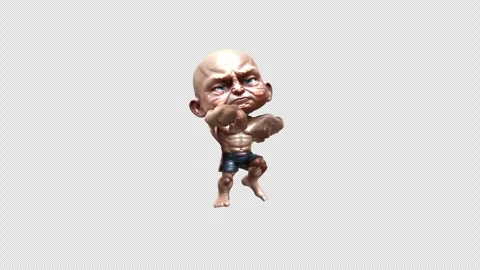 Vladimir Putin 3d Animation Video stock 304420568
