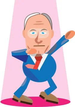 Vladimir Putin 스톡 일러스트