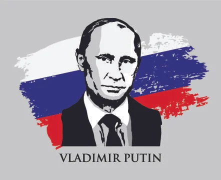 Vladimir Putin Stock Illustration