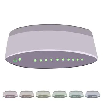 Vlan network switch vector cartoon graphic 스톡 일러스트
