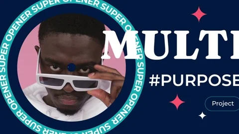 Vlog Presentation / Youtube Channel / Clean Market Opener / Dynamic Typography 스톡 After Effects