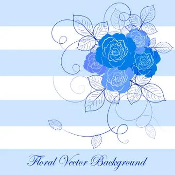 Vloral vector background Stock Illustration