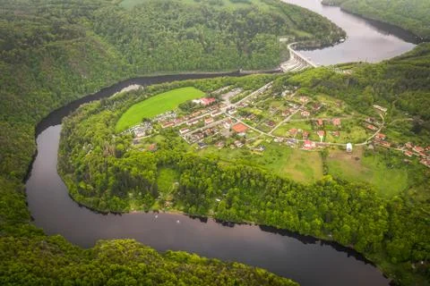 The Vltava river Stock Photos