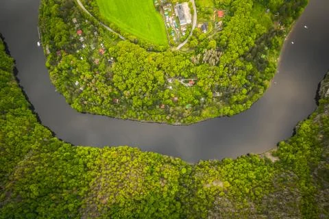 The Vltava river Stock Photos