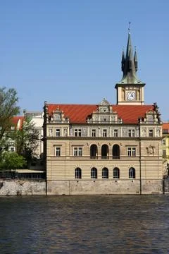 Vltava river in Prague Stock-Fotos