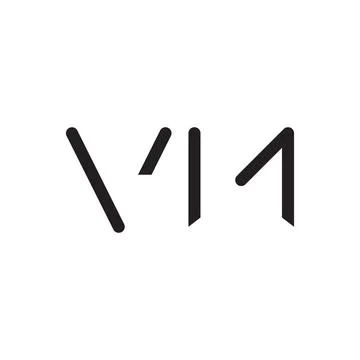 Vm initial letter vector logo icon Ilustração Stock