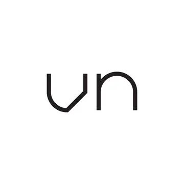 Vn initial letter vector logo icon Stock Illustration