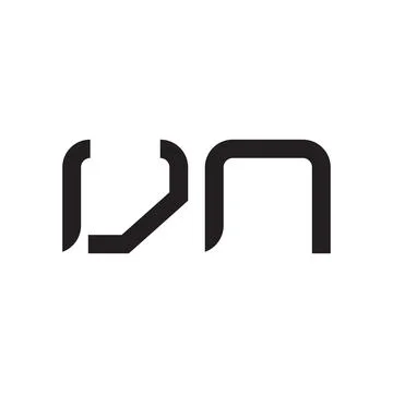 Vn initial letter vector logo icon Stock-Illustration