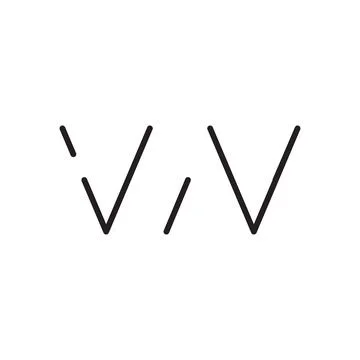 Vn initial letter vector logo icon Ilustração Stock