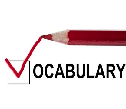 Vocabulary message Stock Photos