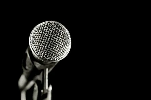 Vocal microphone Stock Photos