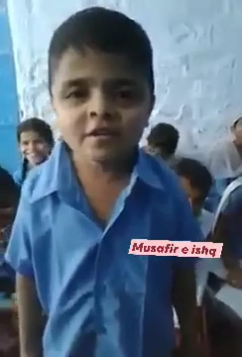 Vocal talented school kid, India Stock Footage 148084752