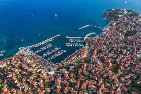Vodice aerial Stock Photos