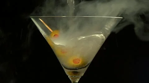 Vodka martini Stock Footage 22664685