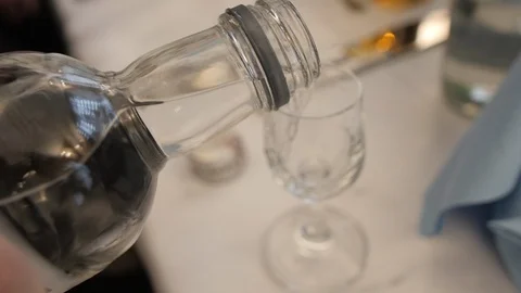 Vodka pouring Stock Footage 119600758