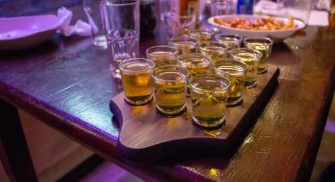 Vodka Shots Stock Photos