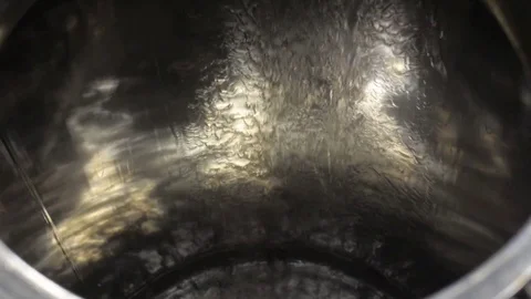 Vodka Vat Silo Batch Being Filled in Distillery Medium Stock Footage 72844728
