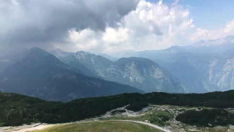 The vogel ski center at summer Stock Footage 112041447