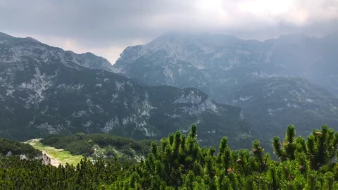 Vogel ski center at summer Stock Footage 112041458