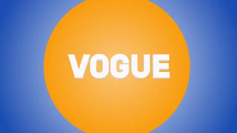 VOGUE 3D Text Transition 4k 動画素材 271120951