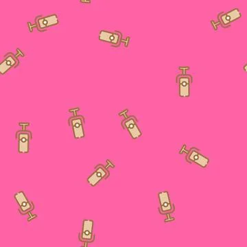 Voice activated vector seamless pattern 스톡 일러스트