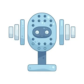 Voice assistant Stock Illustration