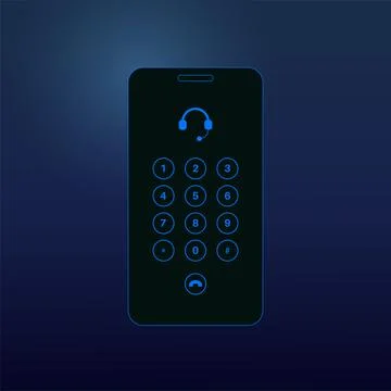 Voice biometrics technology Stock Illustration