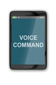 Voice Command concept Stock Illustration