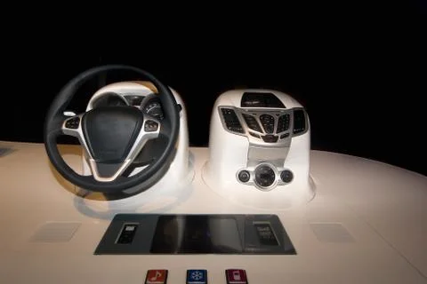 Voice Command Control for car Stock Photos