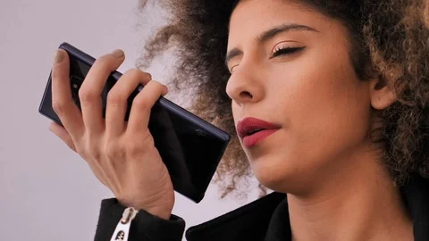 Voice command used by virtual assistant Stock Footage 104747835