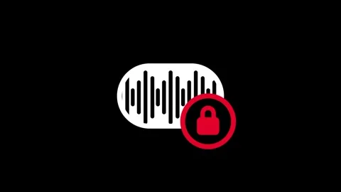 Voice encryption Stock Footage 334343001