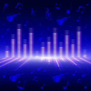 Voice-frequency equalizer. Stock Illustration