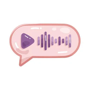 Voice message Stock Illustration