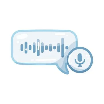 Voice message Stock Illustration