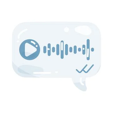 Voice message Stock Illustration
