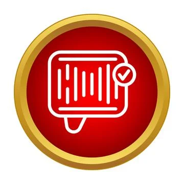 Voice message successfully sent sending digital audio Stock Illustration