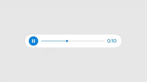 Voice messages chat bubble icon Animation loop motion graphics video transp.. Stock Footage 241156753