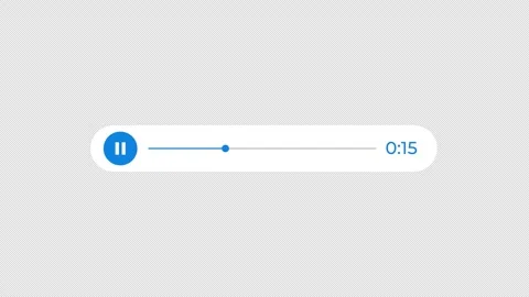 Voice messages chat bubble icon Animation loop motion graphics video transp.. Stock Footage 241157050