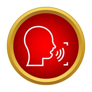 Voice recognition assistant activating speech control technology イラスト素材