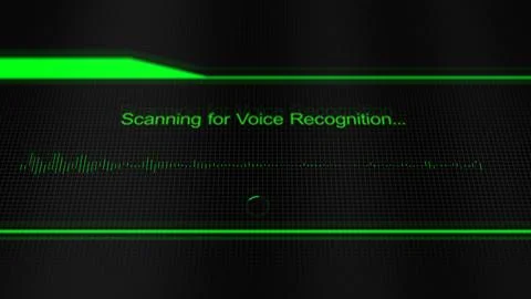 Voice Recognition Software Analyzing Audio Sample 10 Stock Illustration