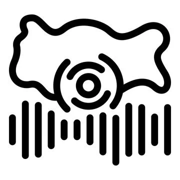 Voice recognition software analyzing sound wave for speech to text 스톡 일러스트