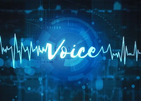 Voice recognition technology Stock Photos