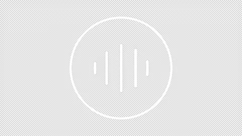 Voice recognition white line animation Stock Footage 315743146