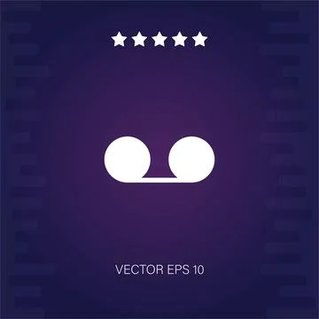 Voice recorder vector icon Stock Illustration