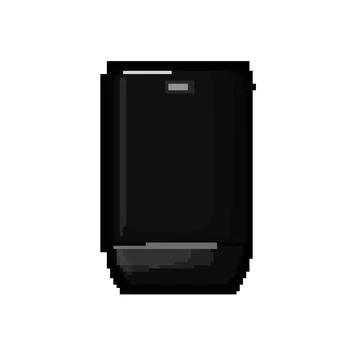 Voice smart speaker pixel art vector illustration 스톡 일러스트